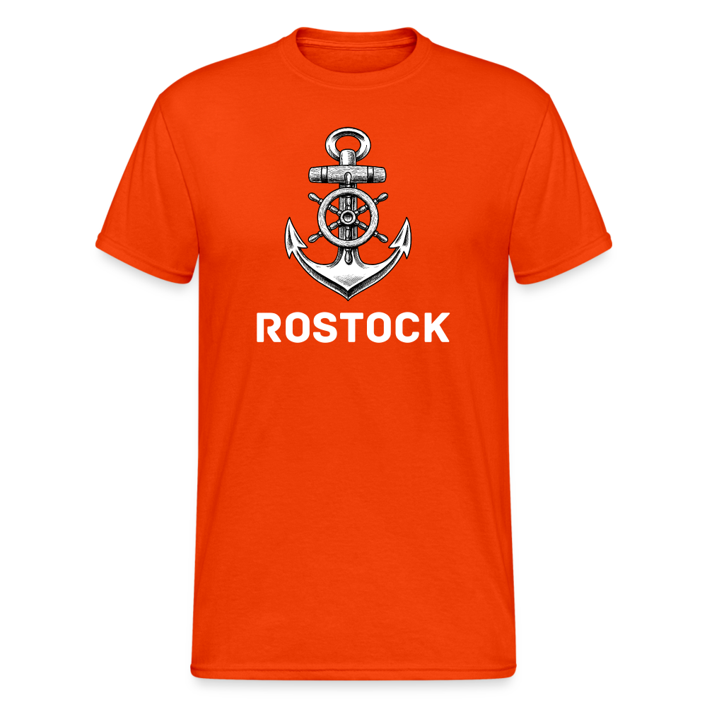 SSW2080 Tshirt Anker Rostock - kräftig Orange