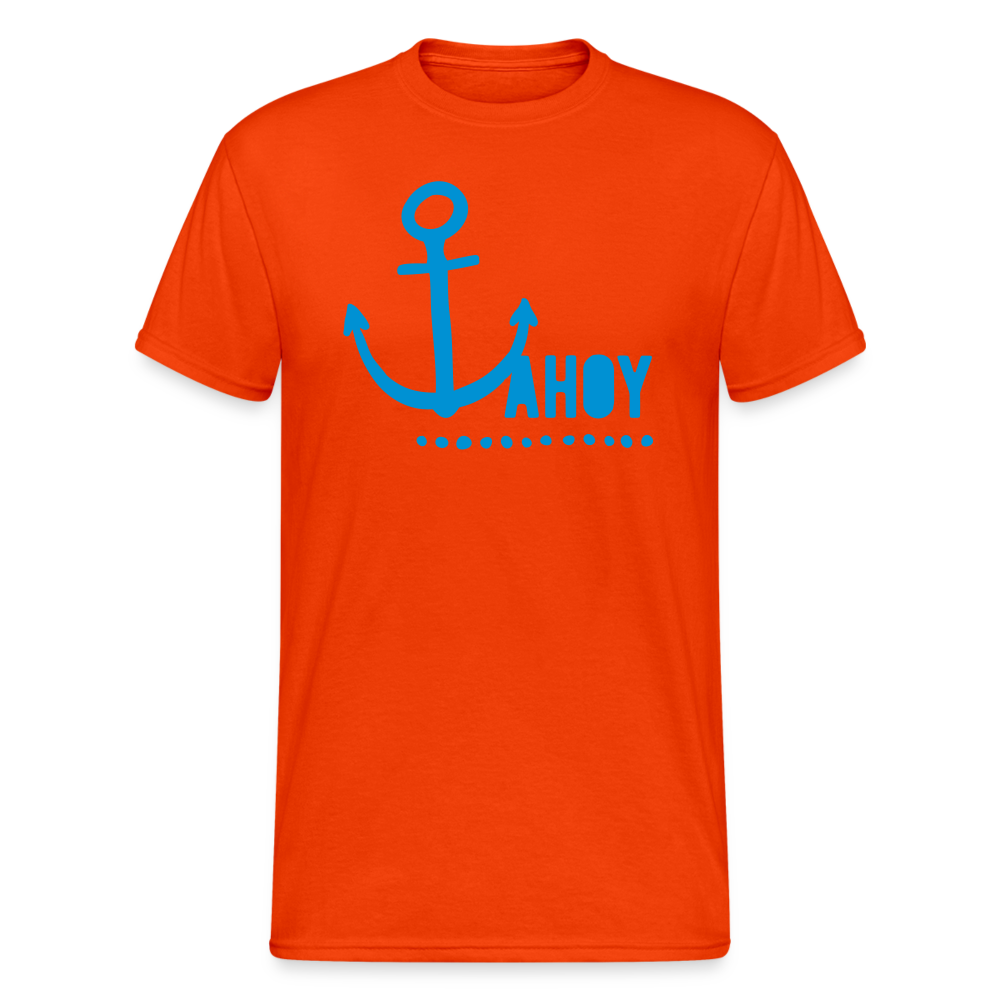SSW2091 Tshirt Ahoy & Anchor - kräftig Orange