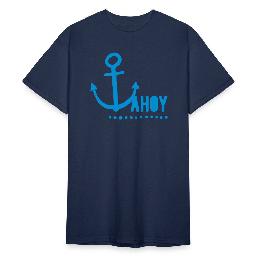 SSW2091 Tshirt Ahoy & Anchor - Navy