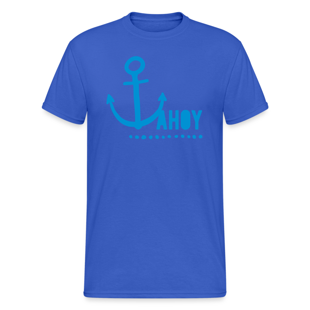 SSW2091 Tshirt Ahoy & Anchor - Königsblau