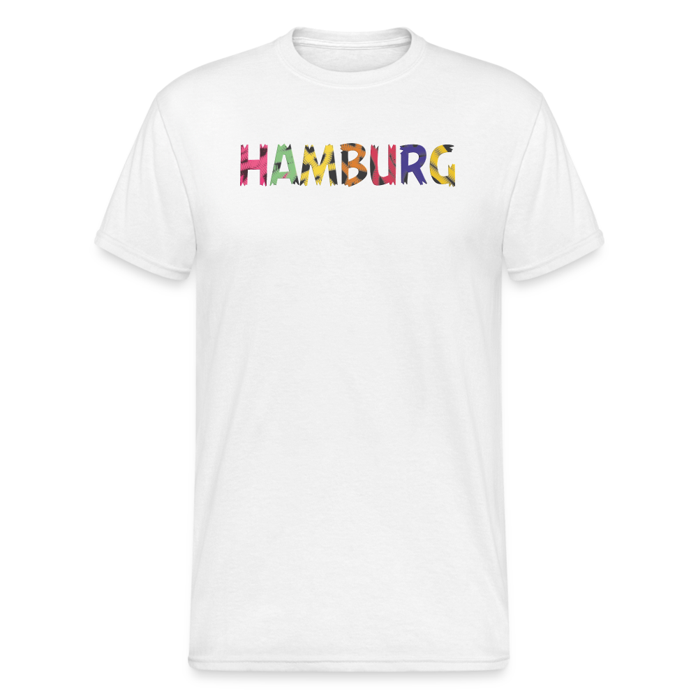 SSW2100 Tshirt Hamburg BUNT - Weiß