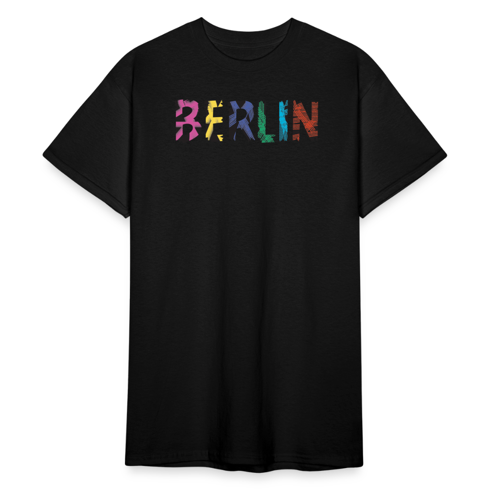 SSW2104 Tshirt BERLIN BUNT - Schwarz