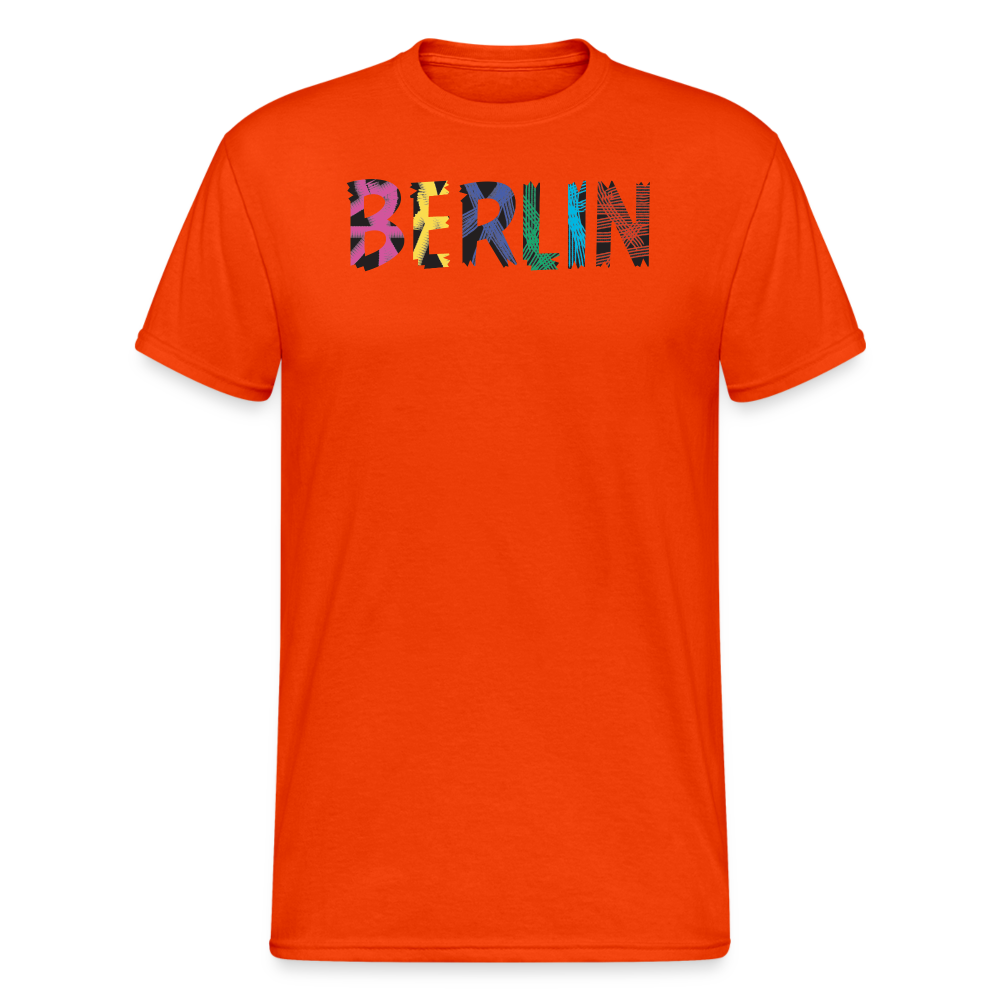 SSW2104 Tshirt BERLIN BUNT - kräftig Orange