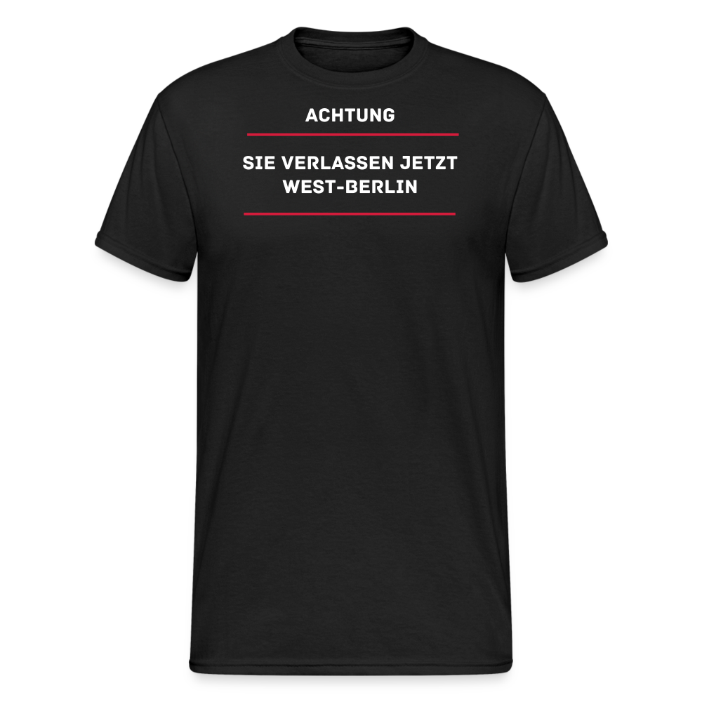 SSW2136 ACHTUNG  SIE VERLASSEN JETZT WEST-BERLIN - Schwarz