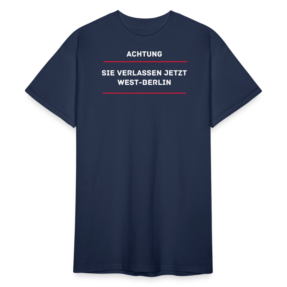 SSW2136 ACHTUNG  SIE VERLASSEN JETZT WEST-BERLIN - Navy