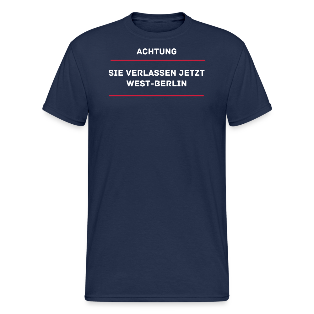 SSW2136 ACHTUNG  SIE VERLASSEN JETZT WEST-BERLIN - Navy