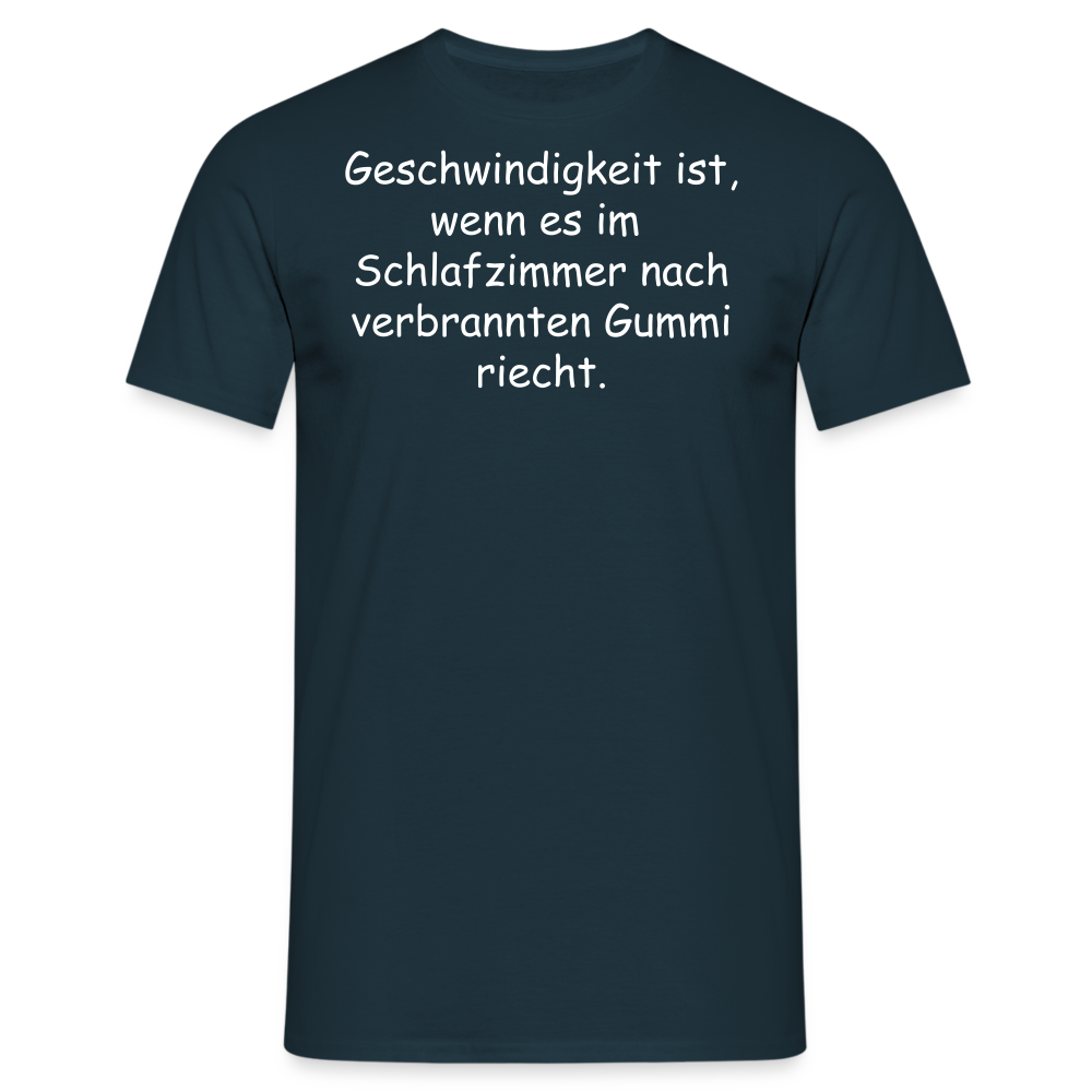 Geschwindigkeit ist, wenn es im  Schlafzimmer nach verbrannten Gummi riecht. - Navy