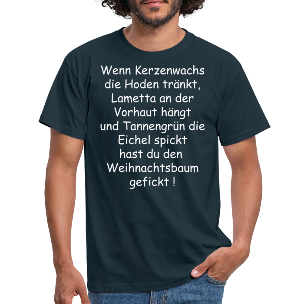 Wenn Kerzenwachs die Hoden tränkt, Lametta an der Vorhaut hängt und Tannengrün die Eichel spickt hast du den  Weihnachtsbaum gefickt ! - Navy