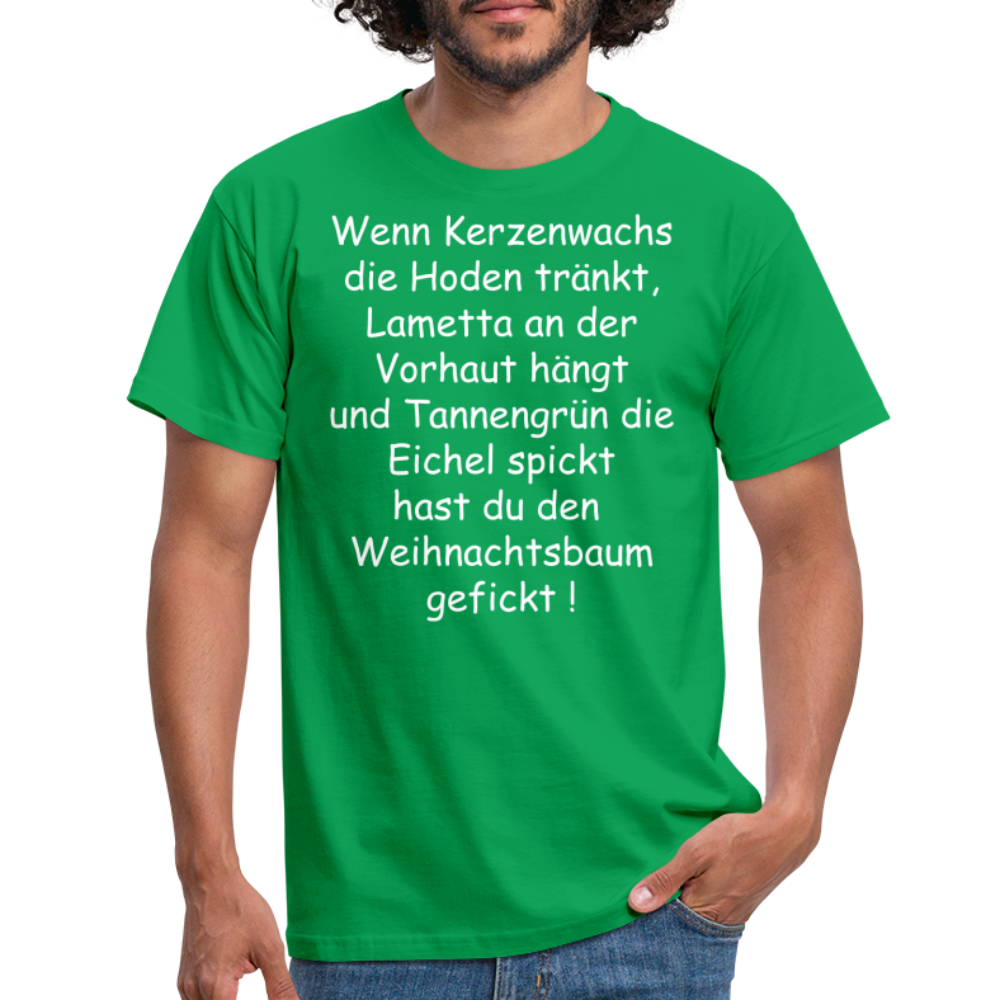 Wenn Kerzenwachs die Hoden tränkt, Lametta an der Vorhaut hängt und Tannengrün die Eichel spickt hast du den  Weihnachtsbaum gefickt ! - Kelly Green