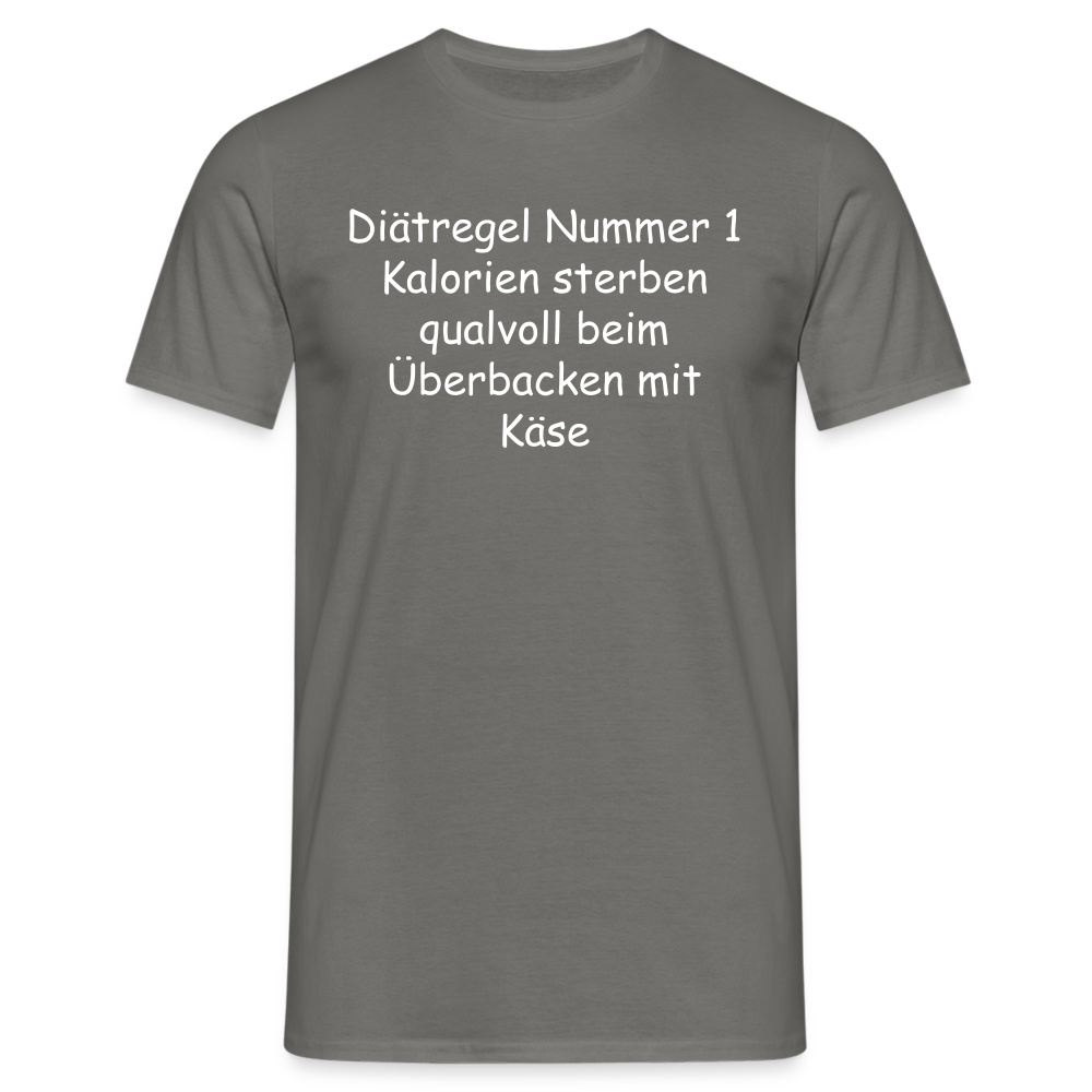 Diätregel Nummer 1 Kalorien sterben qualvoll beim Überbacken mit Käse - Graphit