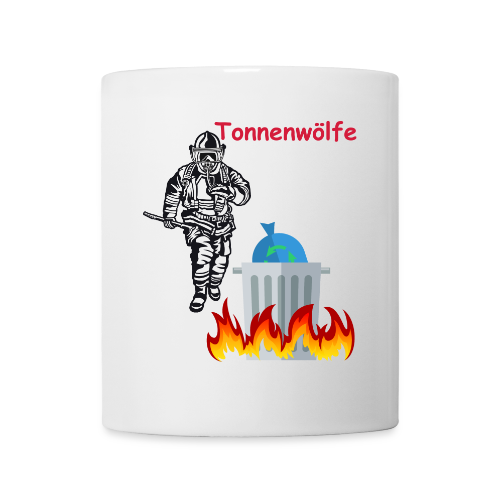 Tasse Tonnenwölfe - weiß