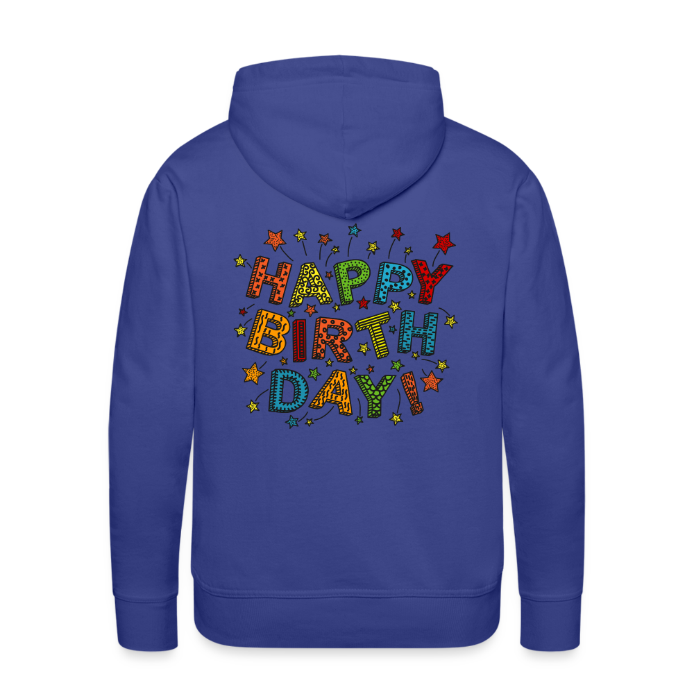 Men’s Premium Hoodie Happy Birth Day - Königsblau