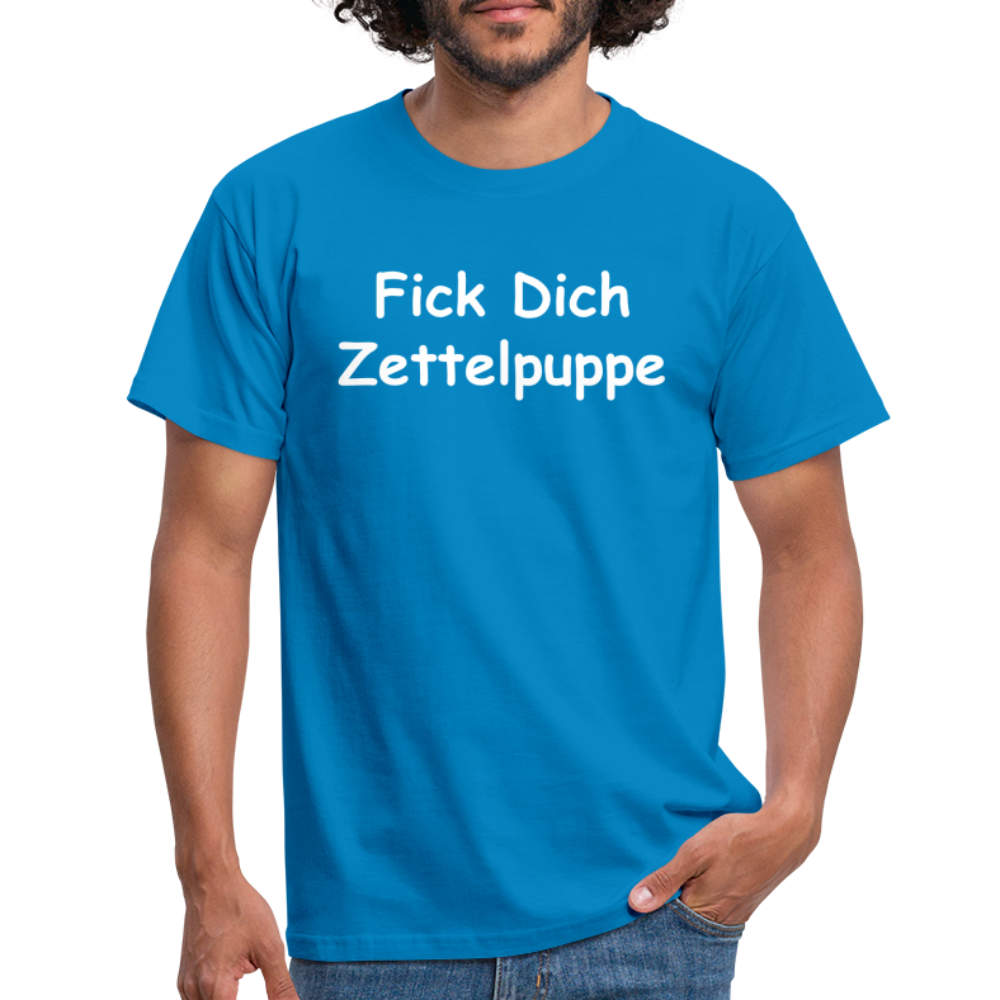 Fick Dich Zettelpuppe - Royalblau