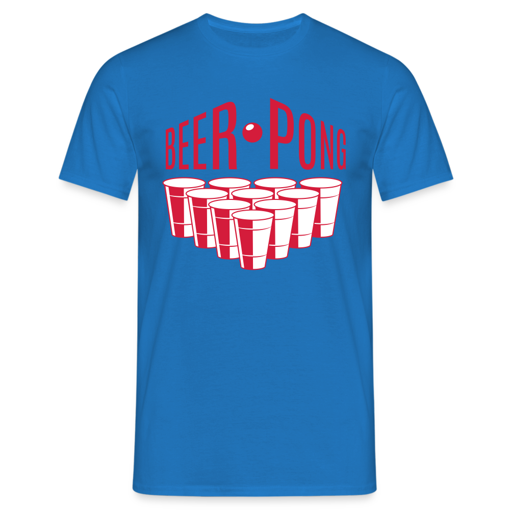 Beer pong logo - Royalblau