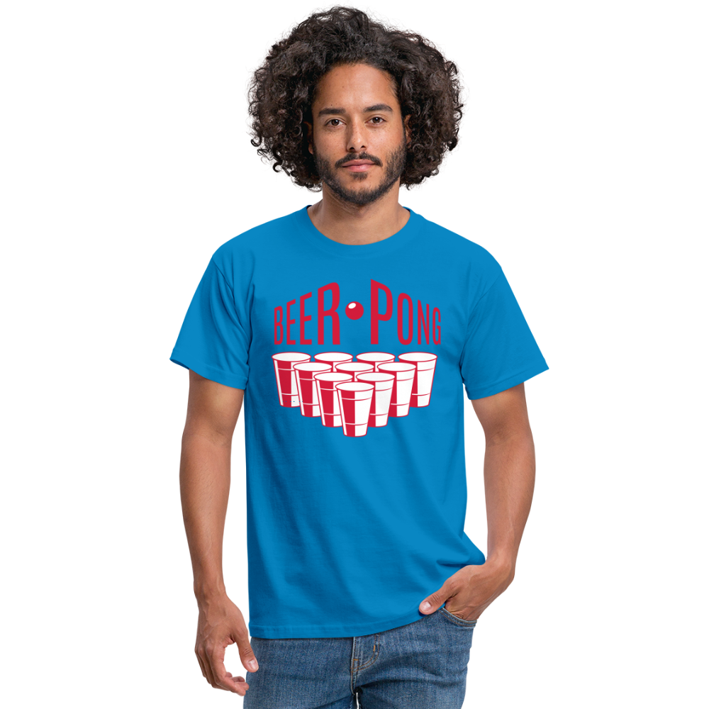 Beer pong logo - Royalblau