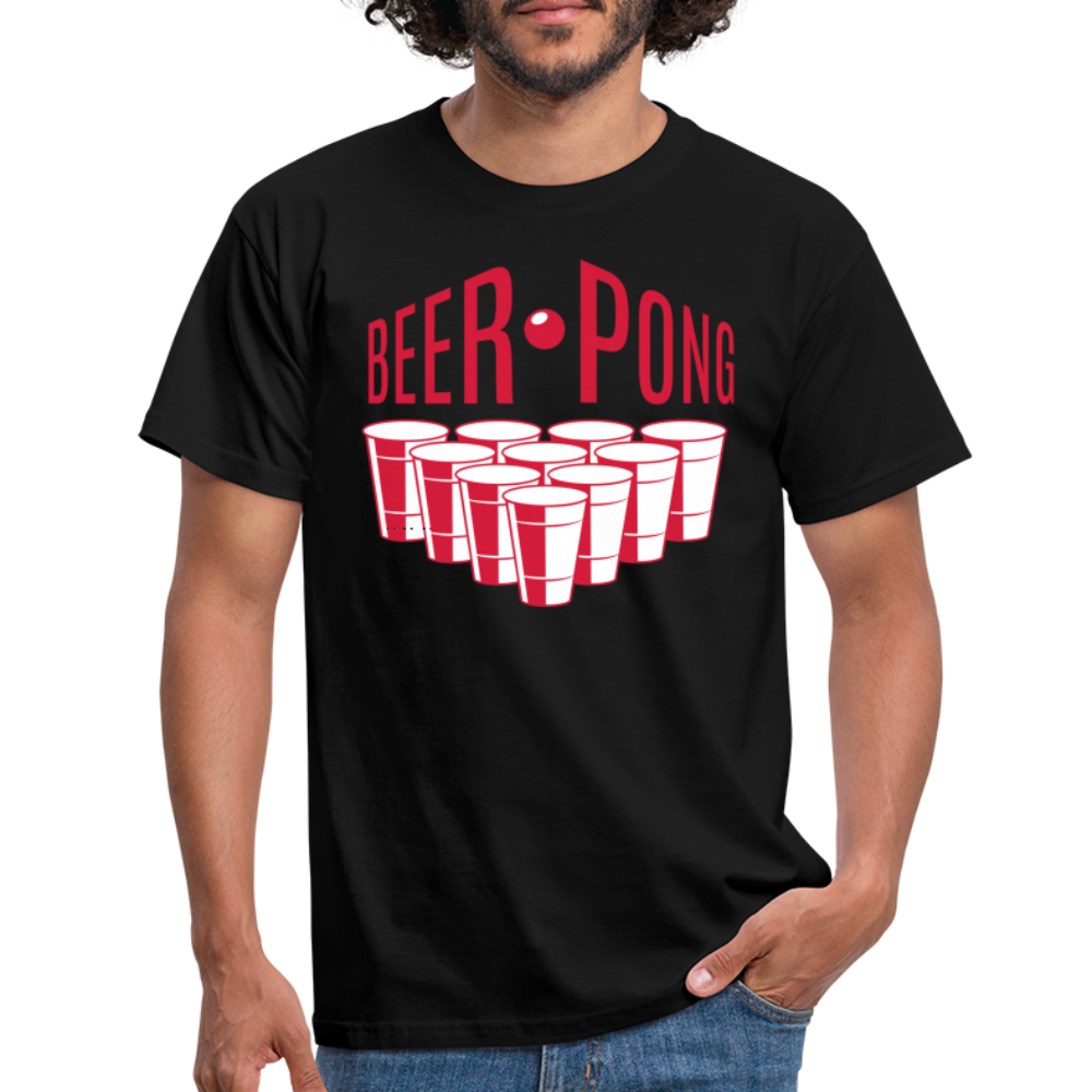 Beer pong logo - Schwarz