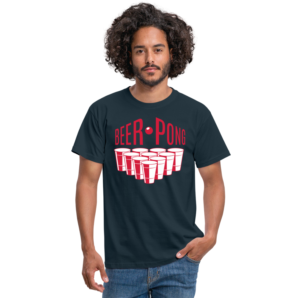 Beer pong logo - Navy