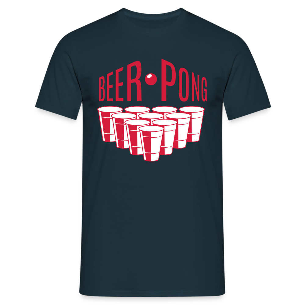 Beer pong logo - Navy