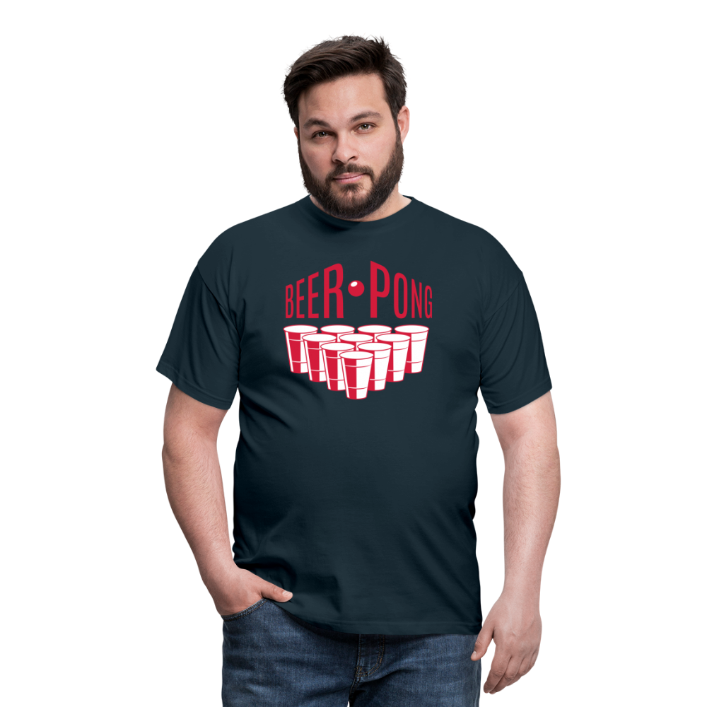 Beer pong logo - Navy