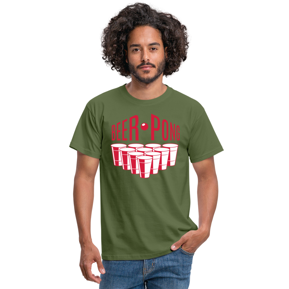 Beer pong logo - Militärgrün