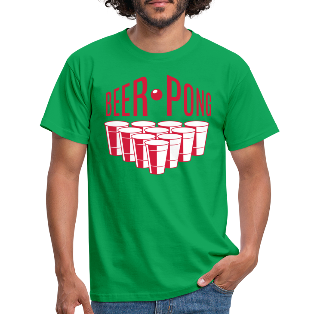 Beer pong logo - Kelly Green