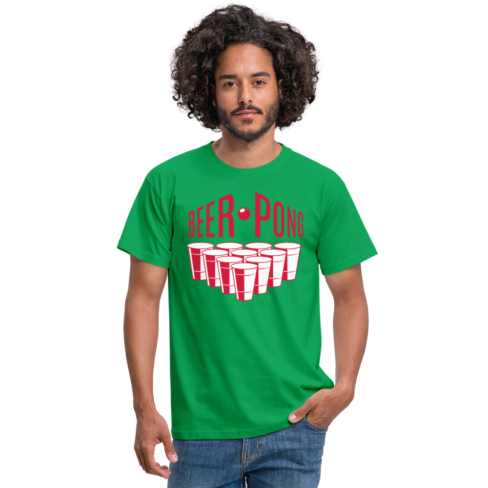 Beer pong logo - Kelly Green