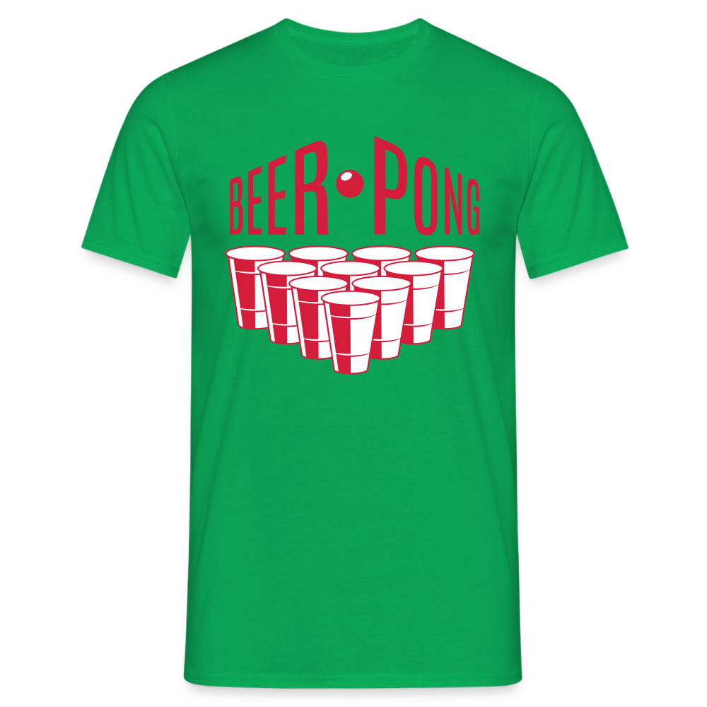Beer pong logo - Kelly Green