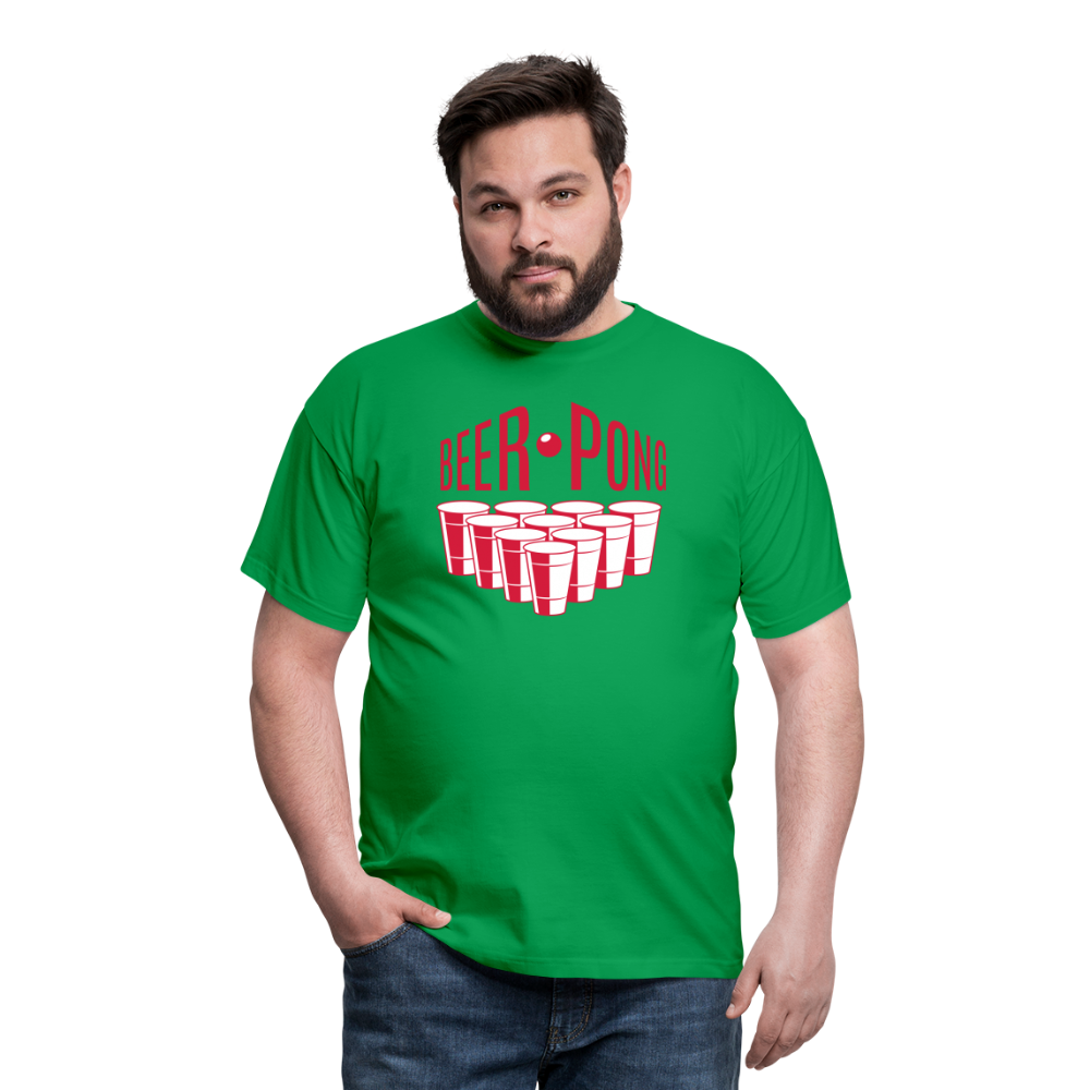 Beer pong logo - Kelly Green