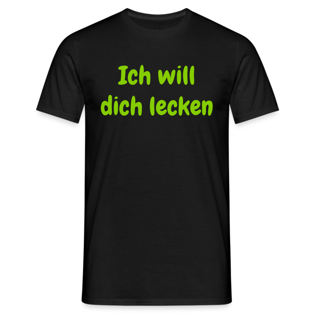 Ich will dich lecken - Schwarz