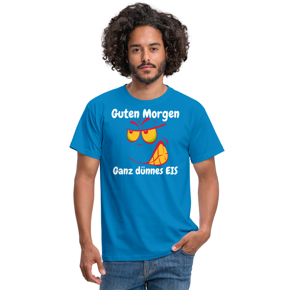 Tshirt Guten Morgen Ganz dünnes EIS - Royalblau