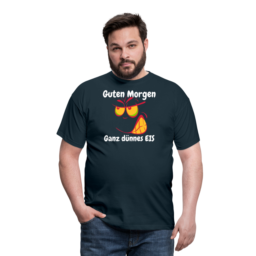 Tshirt Guten Morgen Ganz dünnes EIS - Navy
