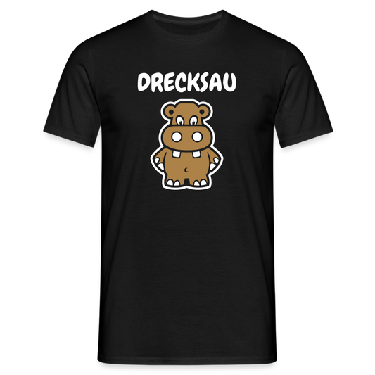 Tshirt Drecksau - Schwarz