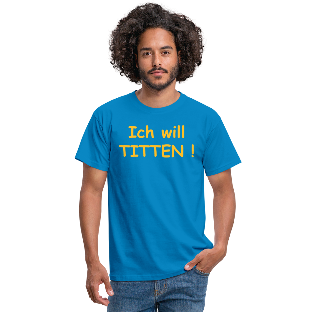 Ich will TITTEN ! - Royalblau