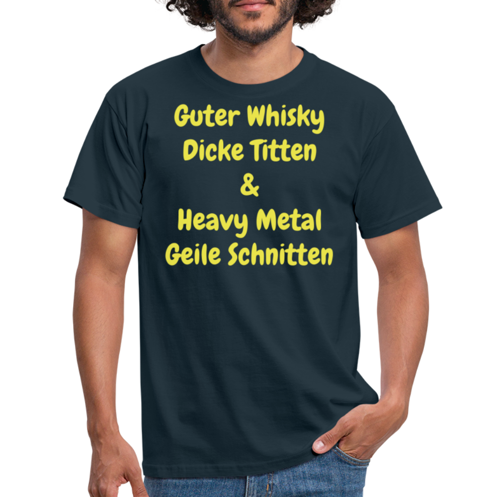 Guter Whisky Dicke Titten & Heavy Metal Geile Schnitten - Navy