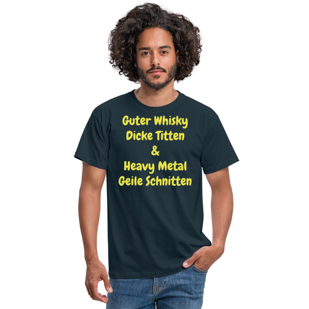 Guter Whisky Dicke Titten & Heavy Metal Geile Schnitten - Navy
