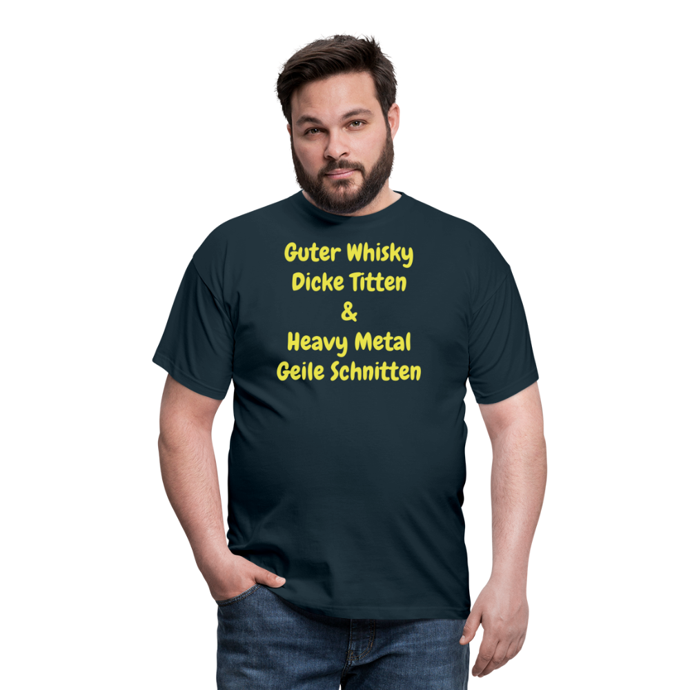 Guter Whisky Dicke Titten & Heavy Metal Geile Schnitten - Navy