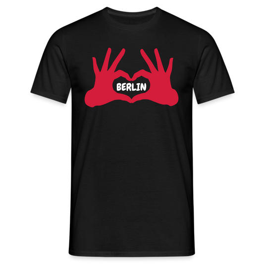 Hands heart BERLIN - Schwarz
